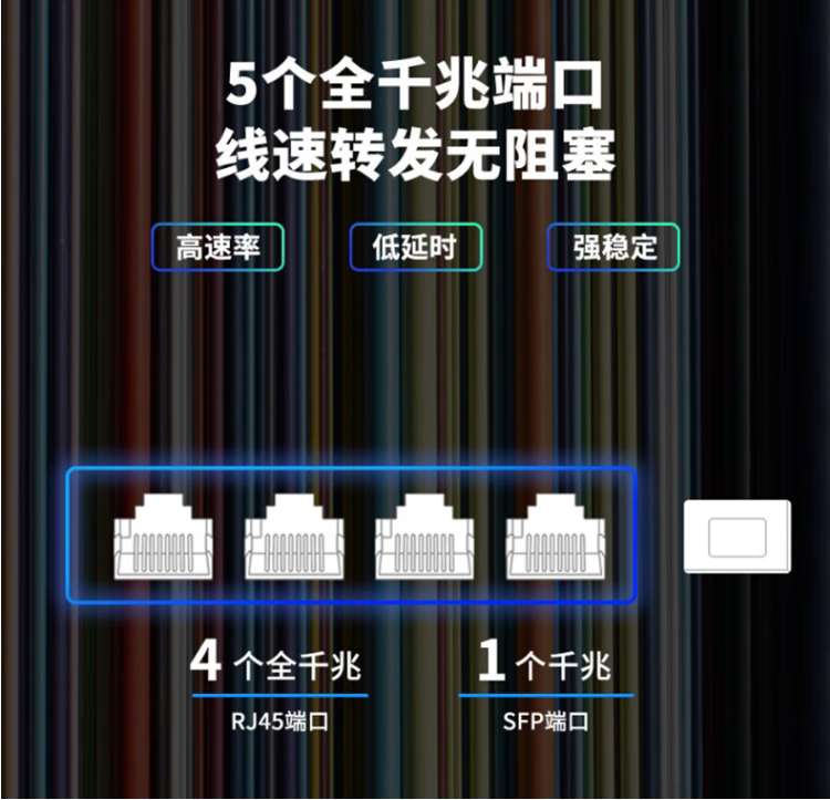 TP-LINK 5口全千兆Web網(wǎng)管PoE交換機