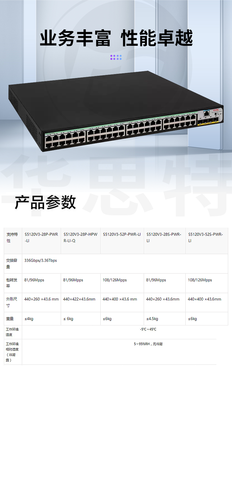 H3C交換機 LS-5120V3-52P-PWR-LI