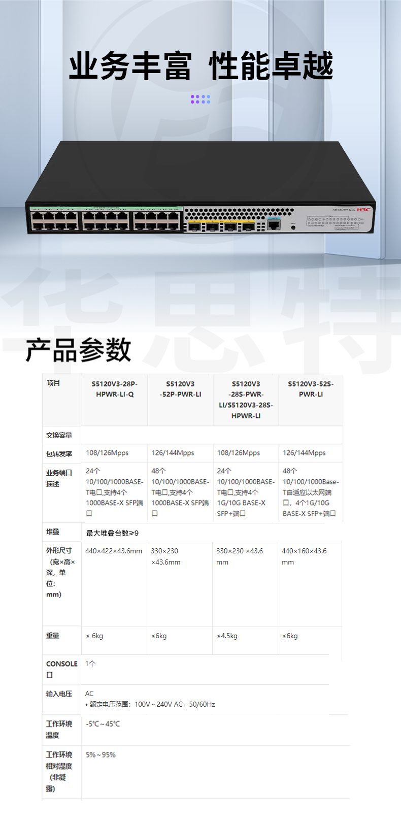 H3C交換機 LS-5120V3-28S-PWR-LI