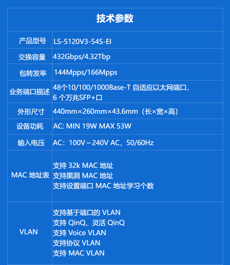 華三LS-5120V3-54S-EI二層網(wǎng)絡交換機