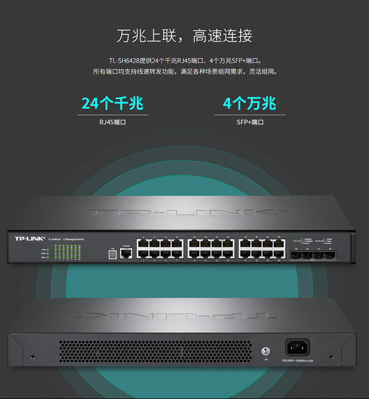 TP-LINK TL-SH6428 三層網(wǎng)管交換機