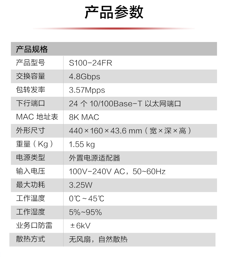 華為S100-24FR 24口百兆企業(yè)級網(wǎng)絡(luò)交換機