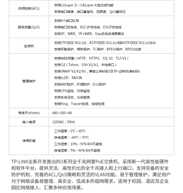 普聯(lián)TL-SG3218PE 18口千兆二層網(wǎng)管企業(yè)級POE交換機